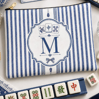 Bolso Personalizado de Teja de Mahjong de Seersuck