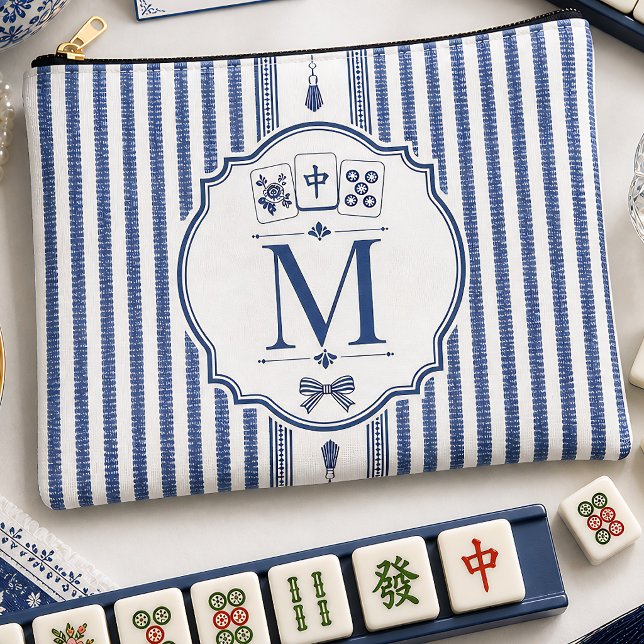 Bolso Personalizado de Teja de Mahjong de Seersuck (Subido por el creador)