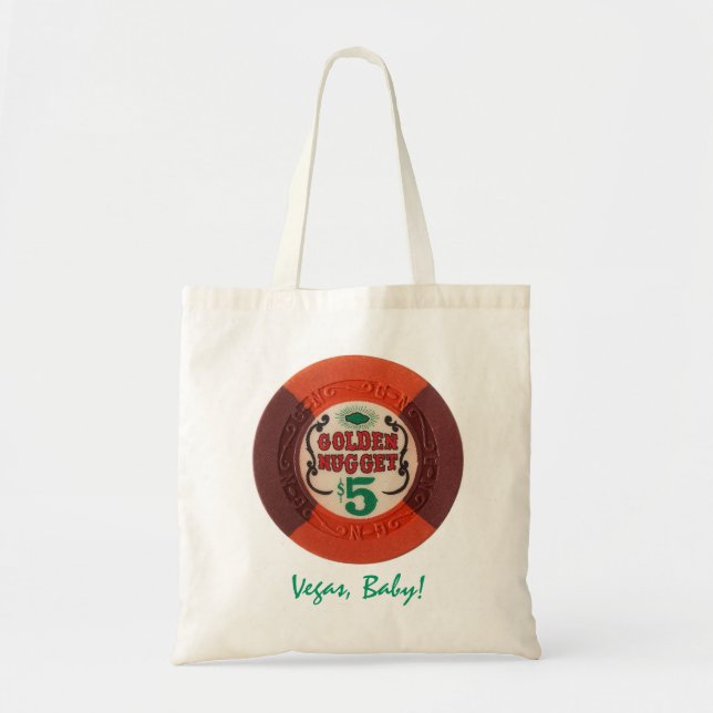 Bolso personalizado ficha de póker del regalo del (Frente)