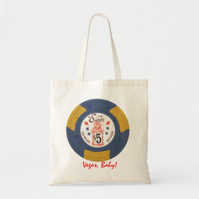 Bolso personalizado ficha de póker del regalo del (Frente)
