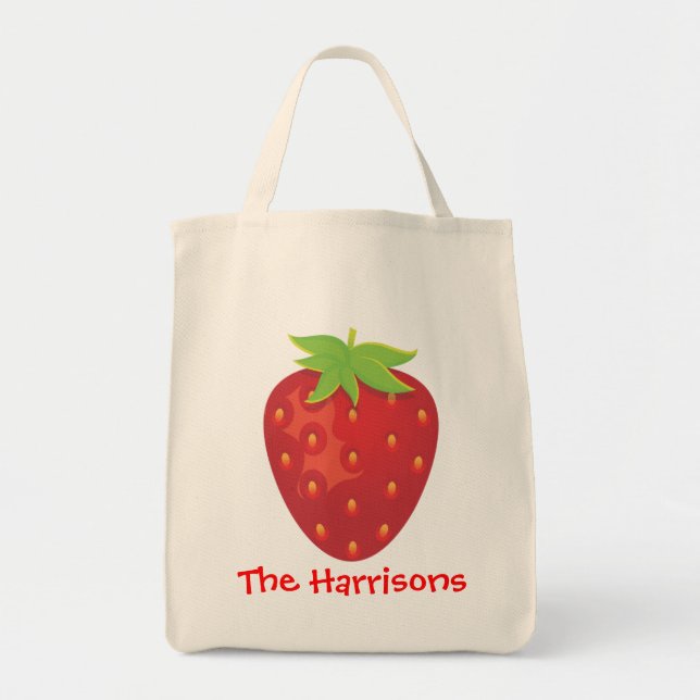 Bolso personalizado fresa (Frente)