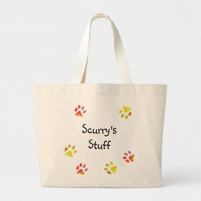 Bolso personalizado impresiones coloridas de la (Frente)