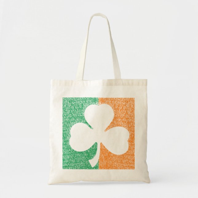 Bolso personalizado irlandés Shamrock - elegir est (Frente)