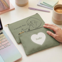 Bolso Personalizado Labrador Verde Salvia Bolsa pa