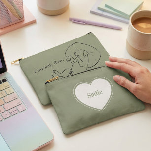 Bolso Personalizado Labrador Verde Salvia Bolsa pa