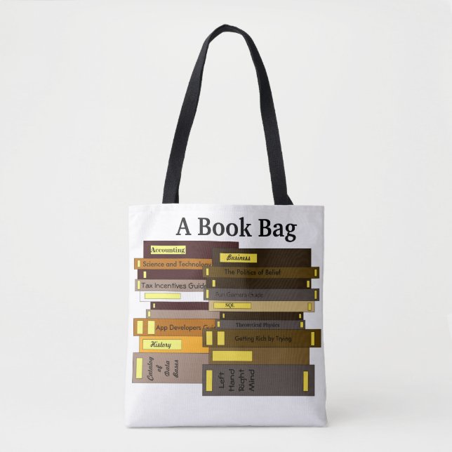 Bolso personalizado regalo Geeky divertido del (Anverso)