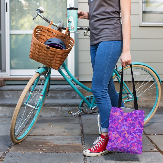bolso púrpura de estampado de camo (Subido por el creador)