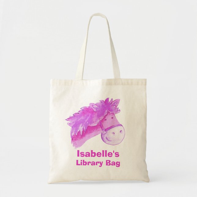Bolso púrpura y poner crema del bolso del potro (Frente)