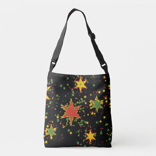 Bolso Rasta Stars Cruzado (Reverso)