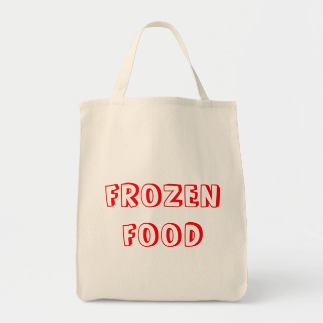 Bolso reutilizable de la comida congelada (Frente)