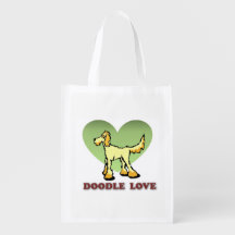 Bolso reutilizable temático del Doodle