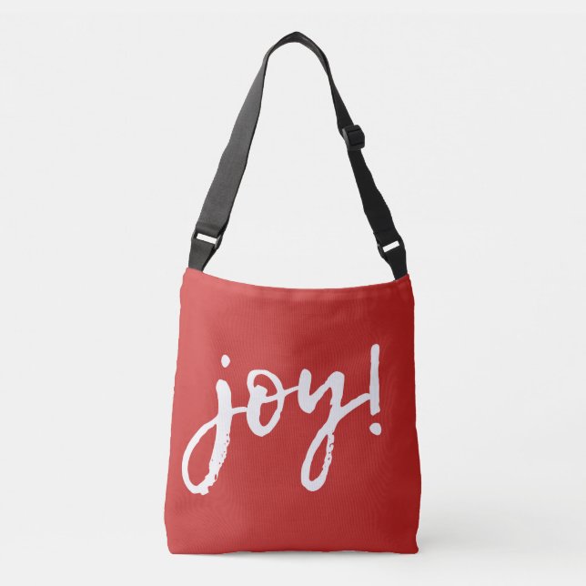 Bolso rojo de Crossbody de la alegría grande (Anverso)