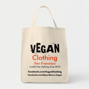 Bolso SFG del promo de la ropa del VEGANO