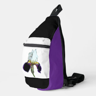 Bolso Sling de Iris Purpura y Blanco