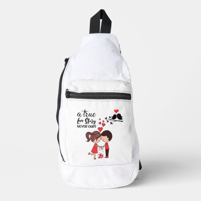 Bolso Sling Historia de Amor (Anverso)