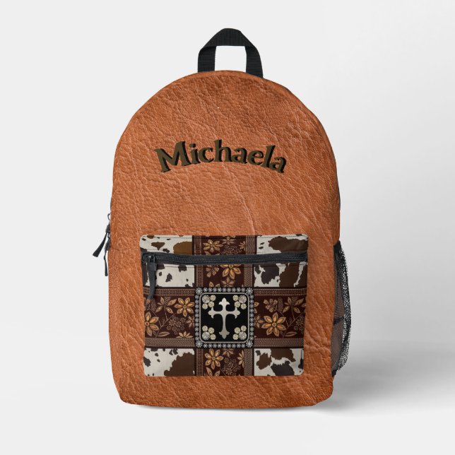 Bolso Southwest Cross Print Cut Sew (Anverso)