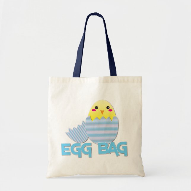 BOLSO supercute del HUEVO del polluelo de Pascua (Frente)