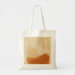 Bolso tote abstracto de tonos terrosos minimalista