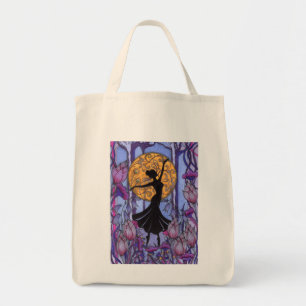 Bolso Tote Art Nouveau Bailarina bajo Luz Lunar Mí