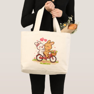 Bolso tote Bicicleta Bunny Love