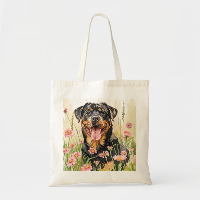 Bolso Tote – Bolso Tote de Rottweiler (Frente)