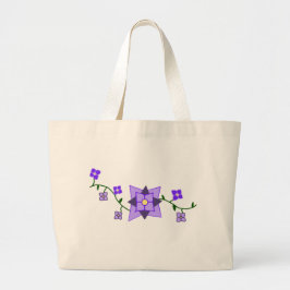 Bolso Tote Botánico Morado