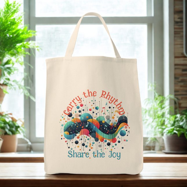 Bolso tote Carry the Rhythm (Subido por el creador)