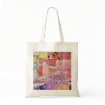 Bolso tote con arte abstracto