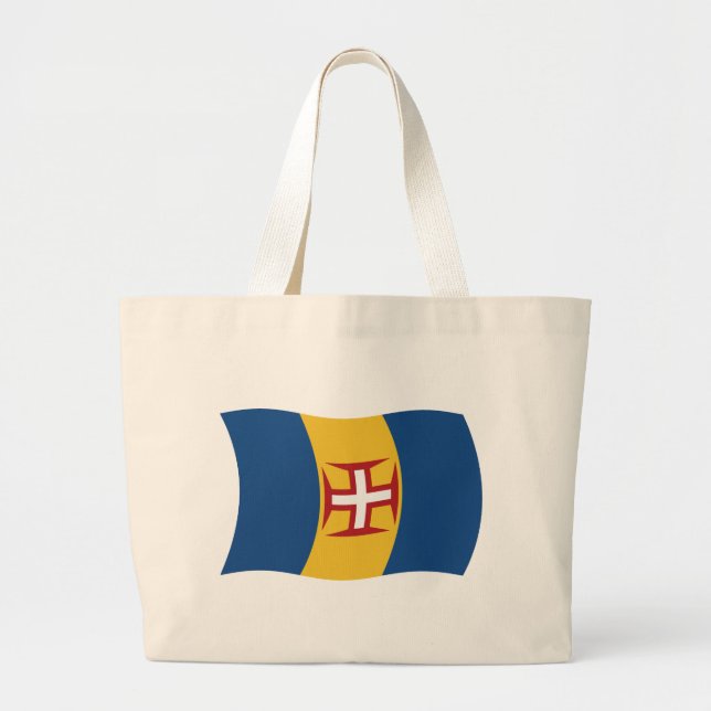 Bolso tote con bandera de Madeira (Frente)