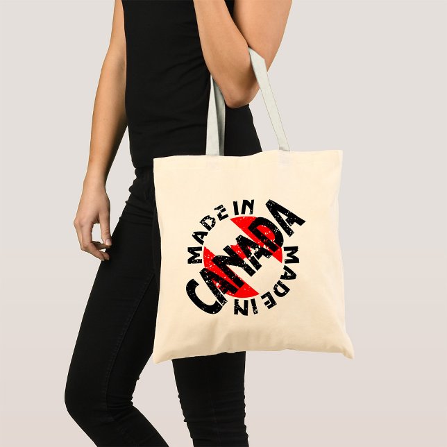 Bolso tote con etiqueta Hecho En Canadá (Subido por el creador)