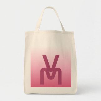 Bolso tote con gradiente rosa Mongram
