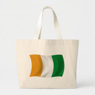 Bolso tote con la bandera de Costa de Marfil