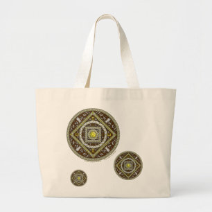 Bolso tote con mandala de Géminis