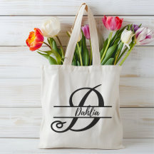 bolso tote con nombre personalizado, regalo person