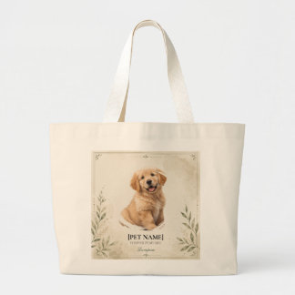 Bolso Tote con Retrato de Mascota Personalizado