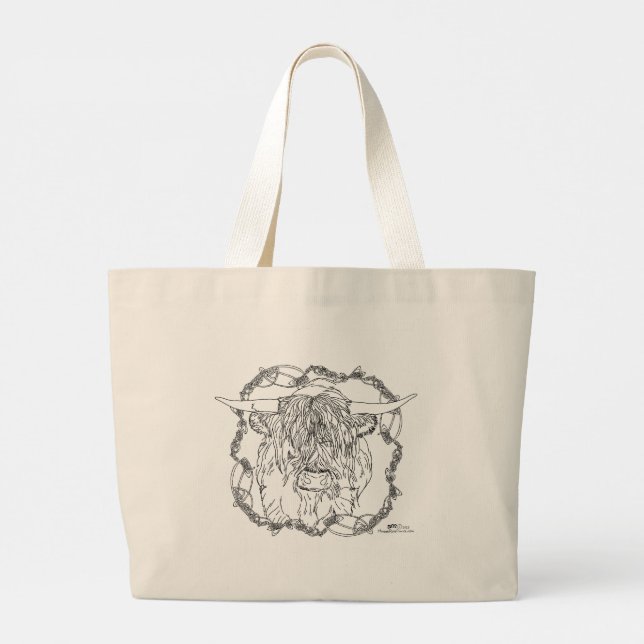 Bolso tote "Coo" de las Tierras Altas (Reverso)
