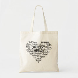 Bolso tote de Aries Zodíaco | Diseño de nube de pa