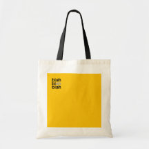 Bolso tote de bloque de color minimal – Blah Blah 