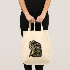 Bolso tote de bordado verde con estética botánica
