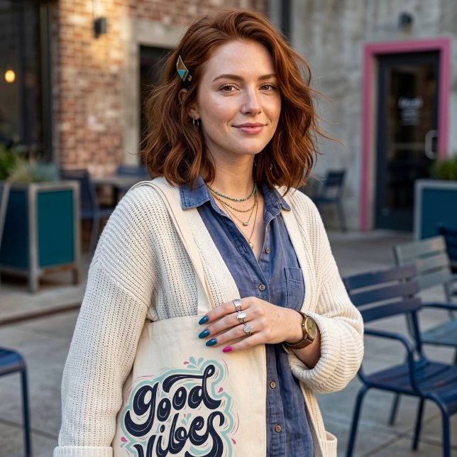 Bolso Tote de Buenas Vibraciones (Subido por el creador)