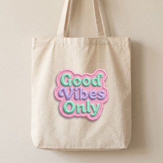 Bolso tote de buenas vibras