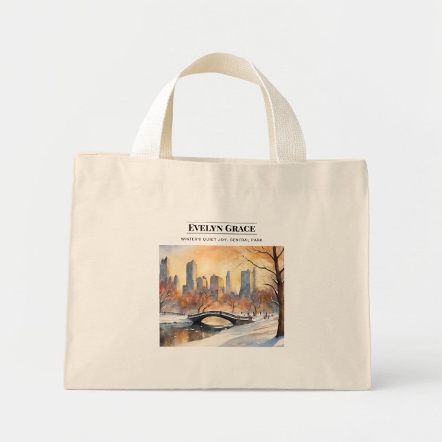 Bolso Tote de Central Park: La alegría tranquila d (Frente)