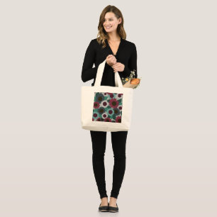 Bolso tote de girasoles boho