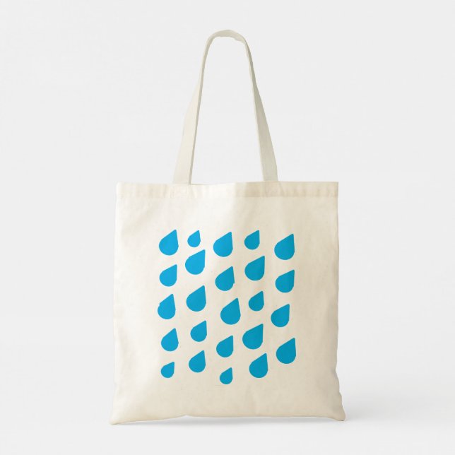 bolso tote de gota de lluvia (Reverso)