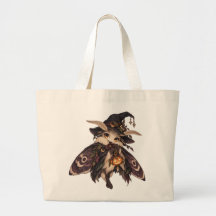 Bolso Tote de Halloween Oscuro Bruja Mariposa Noct