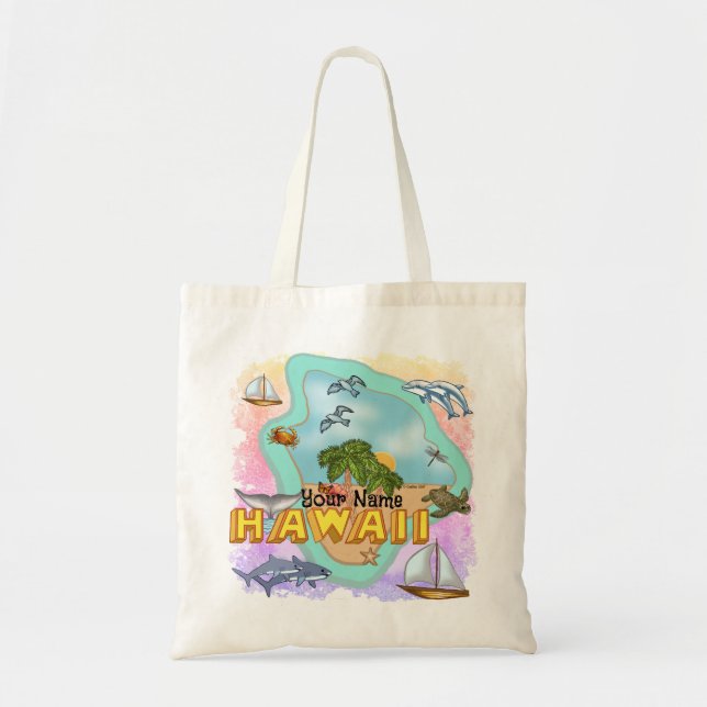 Bolso tote de Hawaii (Frente)