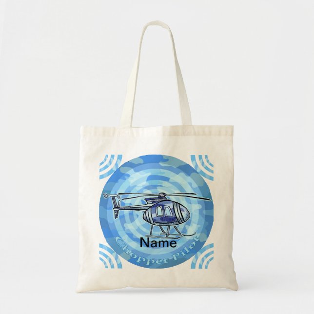 Bolso tote de helicóptero Blue Sky (Frente)