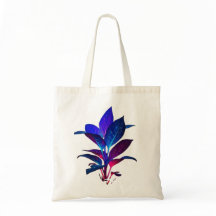 Bolso tote de hoja de galaxia vibrante