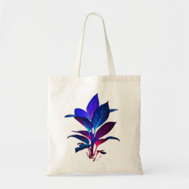 Bolso tote de hoja de galaxia vibrante
