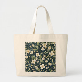 Bolso tote de impresión de jardín floral inspirado